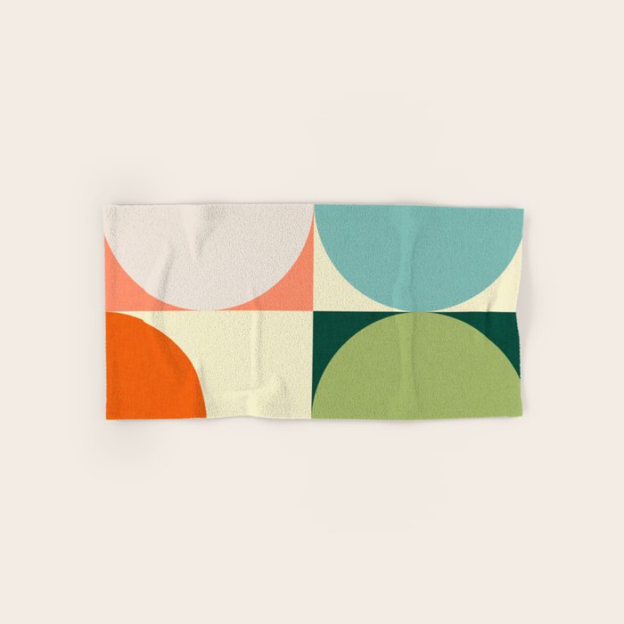 Abstract geometry checker 2 Bath Towel Gallery Image 1