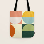 Abstract geometry checker 2 Tote Bag Gallery Image 1