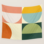 Abstract geometry checker 2 Wall Tapestry Gallery Image 4