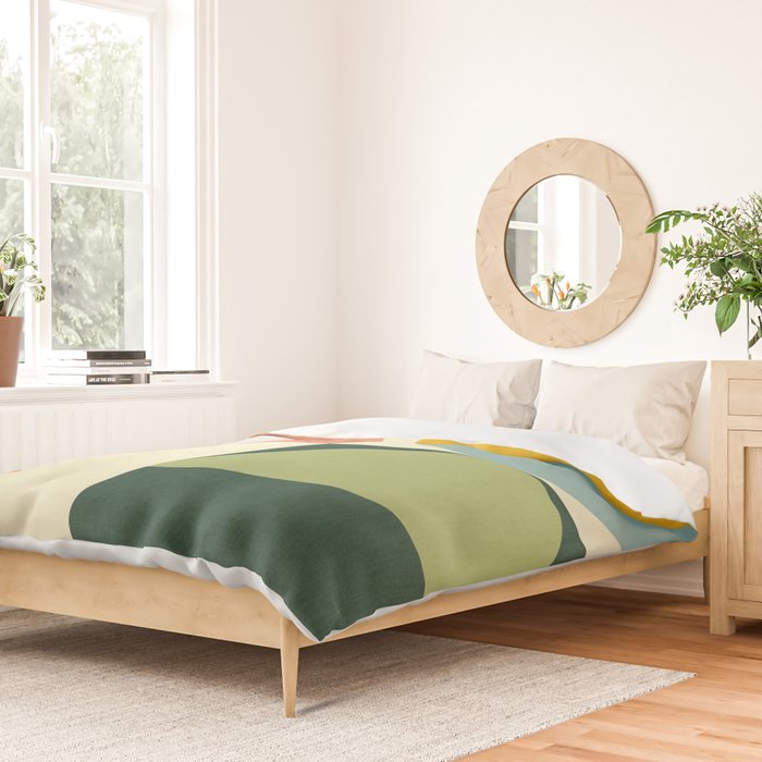 Abstract geometry checker 2 Duvet Cover Gallery Image 2