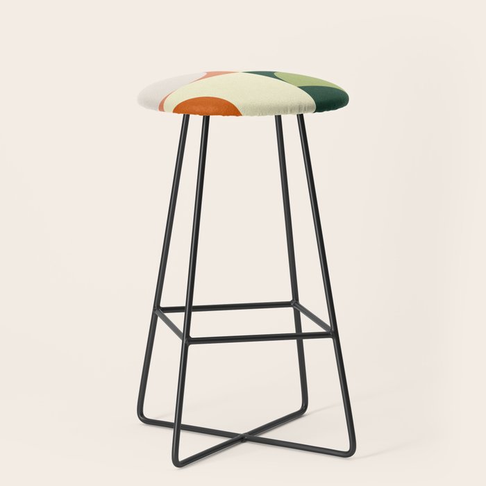 Abstract geometry checker 2 Stool Gallery Image 1