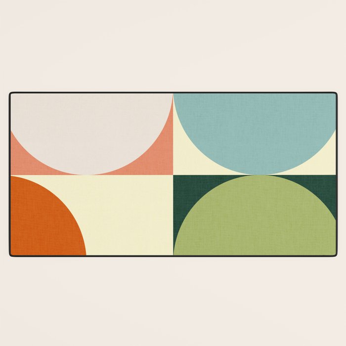 Abstract geometry checker 2 Desk Mat Gallery Image 3