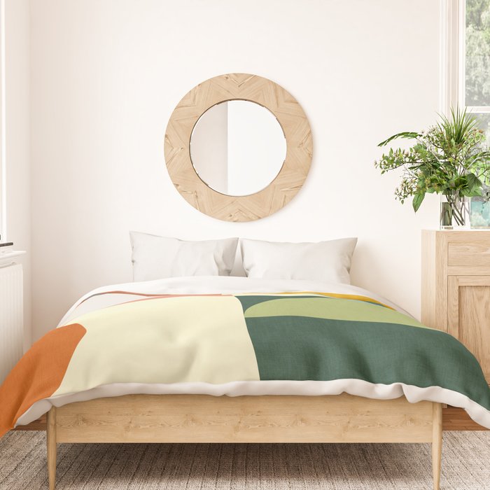 Abstract geometry checker 2 Duvet Cover Gallery Image 3
