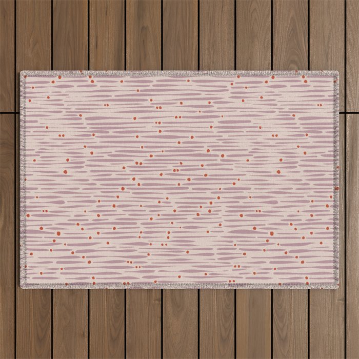Simple Hand Drawn Pattern #14 Outdoor Rug Gallery Image 1
