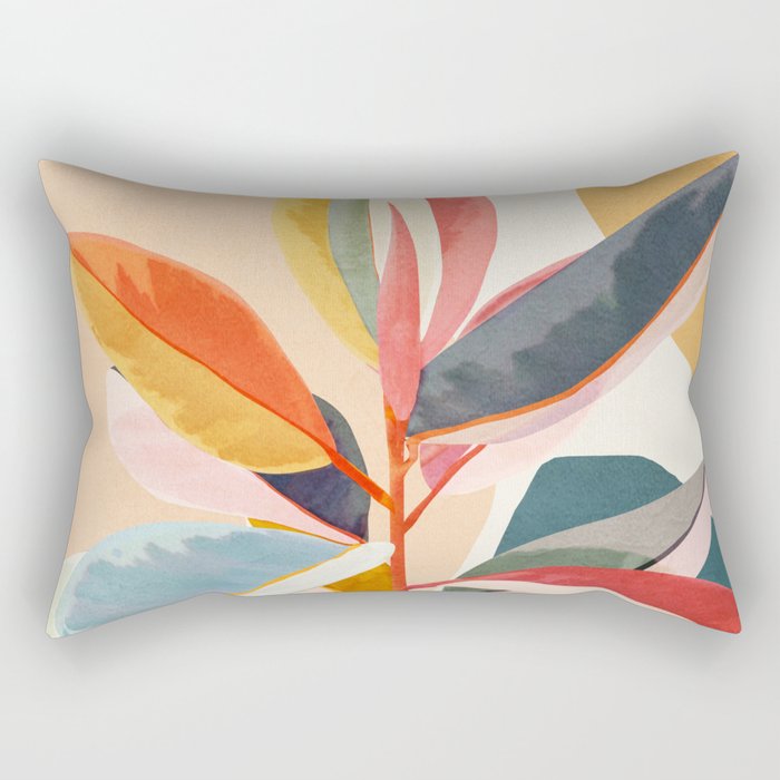 Colorful Branching Out 05 Rectangular Pillow Gallery Image 1