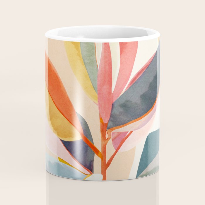 Colorful Branching Out 05 Coffee Mug Gallery Image 4