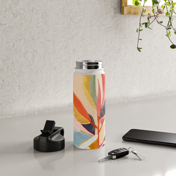 Colorful Branching Out 05 Water Bottle Gallery Image 5