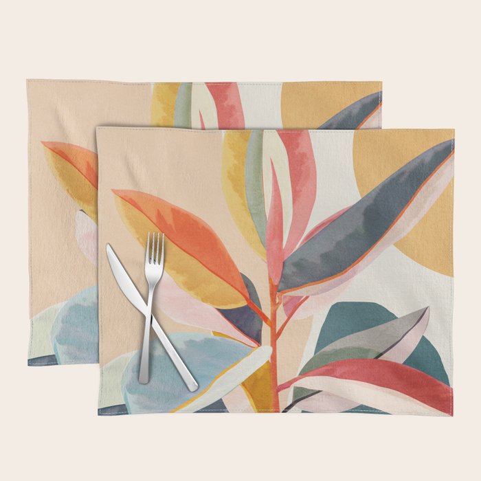 Colorful Branching Out 05 Placemat Gallery Image 1