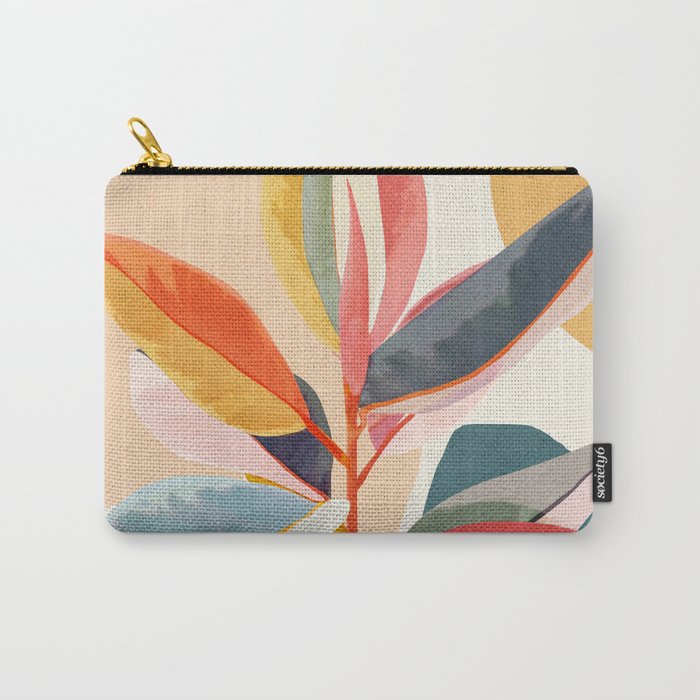 Colorful Branching Out 05 Carry All Pouch Gallery Image 1