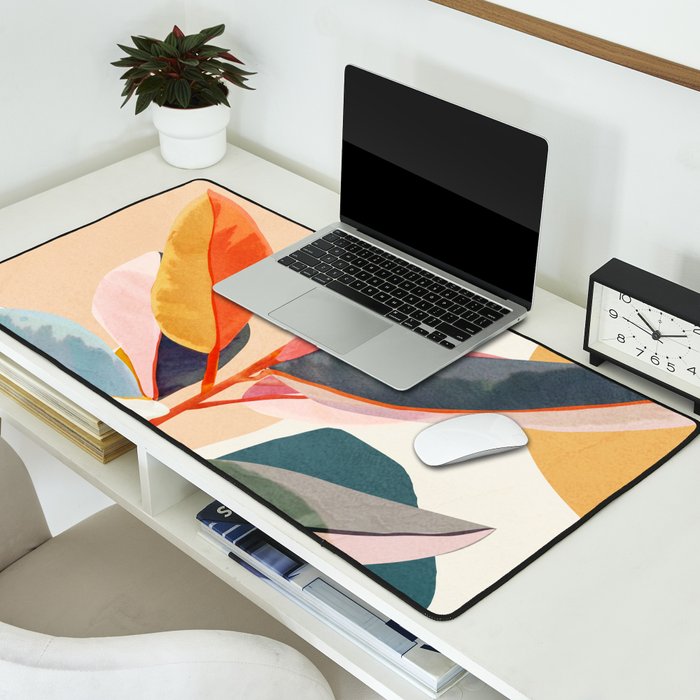 Colorful Branching Out 05 Desk Mat Gallery Image 2