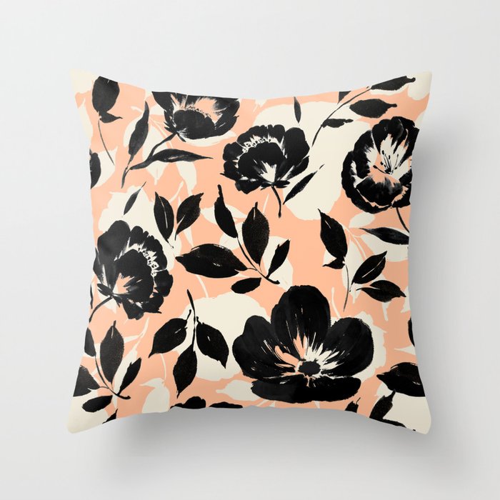 Garden Flower Forms PB Throw Pillow Gallery Image 6
