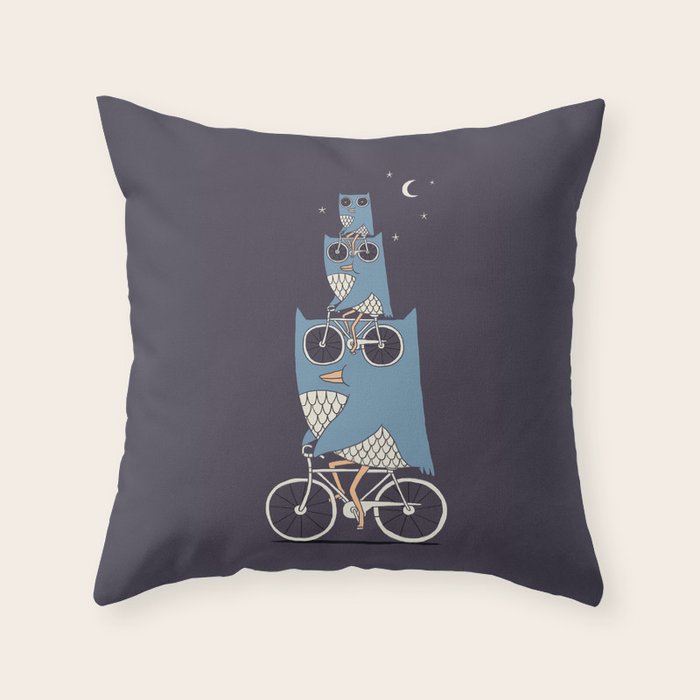 Night Rider Throw Pillow Gallery Image 6