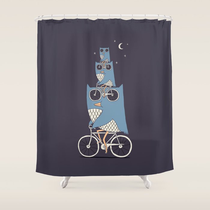 Night Rider Shower Curtain Gallery Image 1