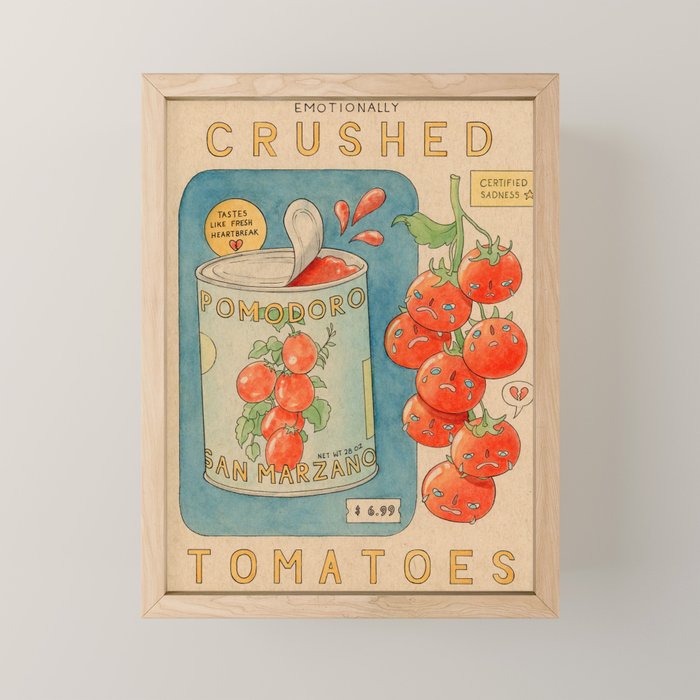 Tomatoes Mini Art Print Gallery Image 1