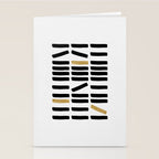 Black and Gold Abstract Stationery Card Gallery Image 2