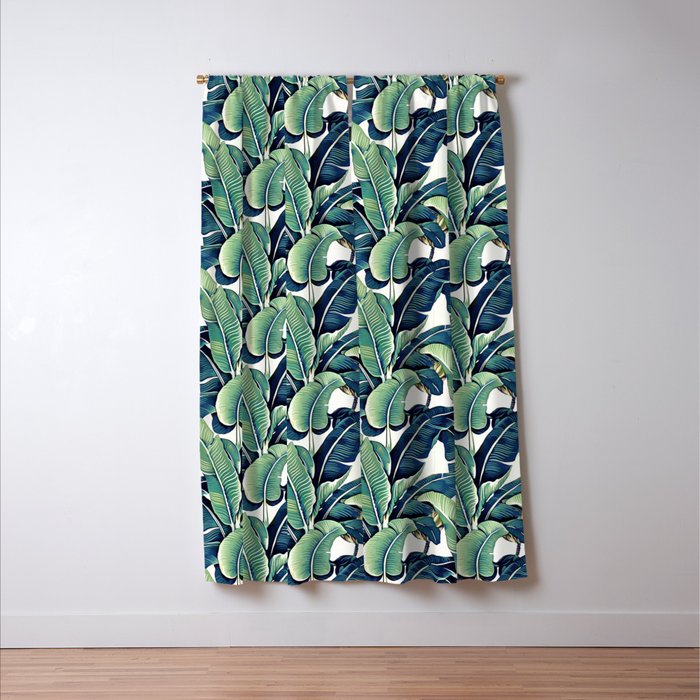 Banana leaves Window Curtain Gallery Image 3