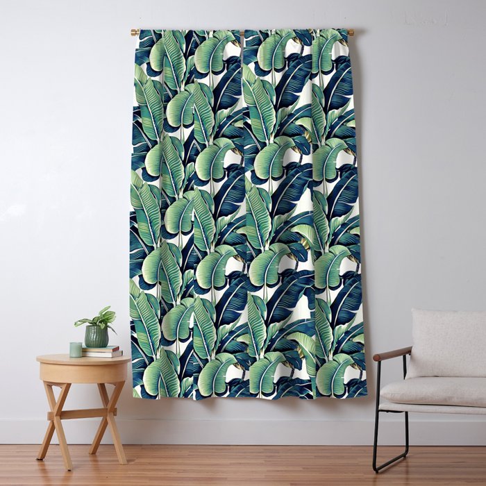 Banana leaves Window Curtain