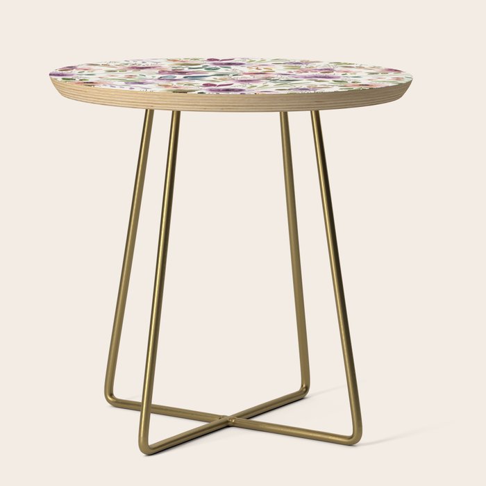 Autumn Amethyst Floral Side Table Gallery Image 1