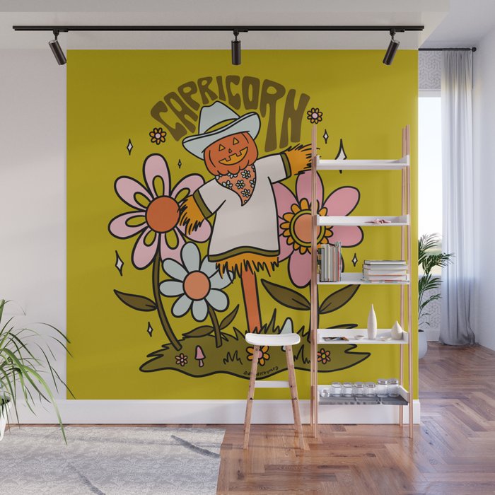 Capricorn Scarecrow Wall Mural Gallery Image 1