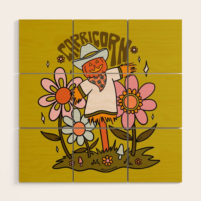 Capricorn Scarecrow Wood Wall Art Gallery Image 1