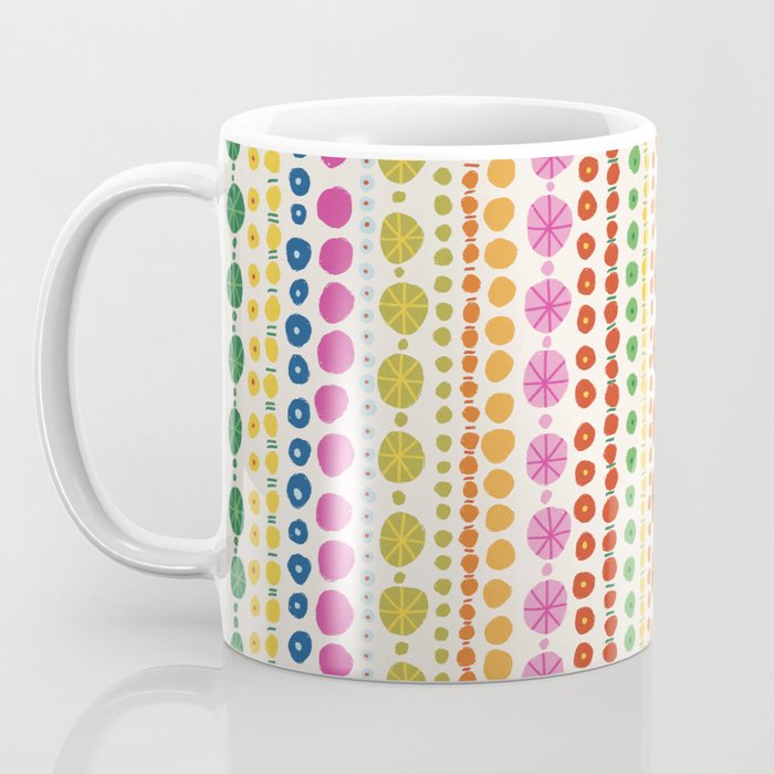 Colorful Hand Drawn Dots Coffee Mug Gallery Image 3