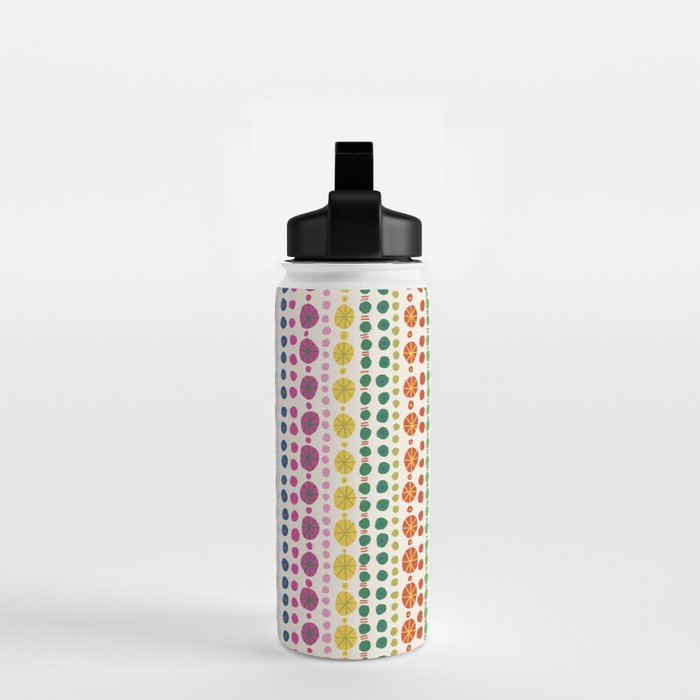 Colorful Hand Drawn Dots Water Bottle Gallery Image 2