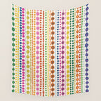 Colorful Hand Drawn Dots Wall Tapestry Gallery Image 4