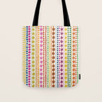Colorful Hand Drawn Dots Tote Bag Gallery Image 1