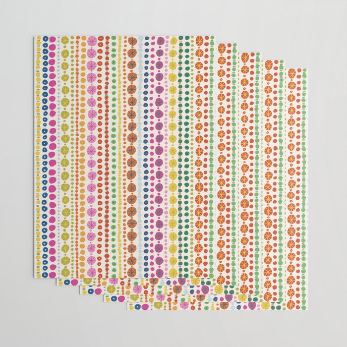 Colorful Hand Drawn Dots Wrapping Paper Gallery Image 3
