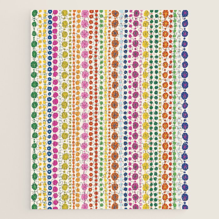 Colorful Hand Drawn Dots Jigsaw Puzzle Gallery Image 1