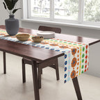 Colorful Hand Drawn Dots Table Runner Gallery Image 2