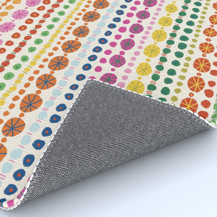 Colorful Hand Drawn Dots Rug Gallery Image 4