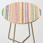 Colorful Hand Drawn Dots Side Table Gallery Image 2