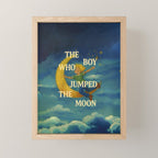 The Boy Who Jumped the Moon Mini Art Print Gallery Image 1