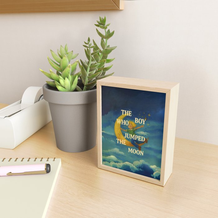 The Boy Who Jumped the Moon Mini Art Print Gallery Image 2
