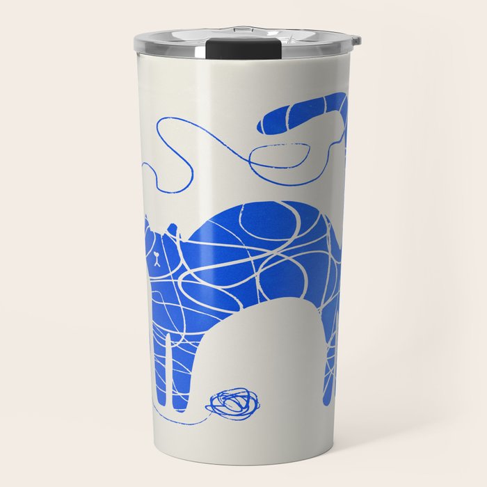 Wool Cat Travel Mug Gallery Image 1