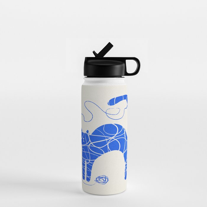 Wool Cat Water Bottle Gallery Image 1