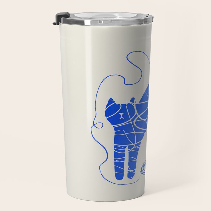 Wool Cat Travel Mug Gallery Image 3