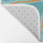 Kailua Hibiscus Hawaiian Engineered Floral Bath Mat Gallery Image 2