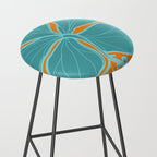 Kailua Hibiscus Hawaiian Engineered Floral Stool Gallery Image 2