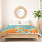 Kailua Hibiscus Hawaiian Engineered Floral Duvet Cover Gallery Image 3