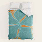 Kailua Hibiscus Hawaiian Engineered Floral Duvet Cover Gallery Image 6