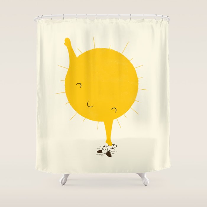 Belly Rub Shower Curtain Gallery Image 1