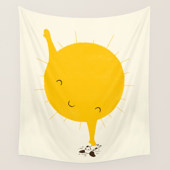 Belly Rub Wall Tapestry Gallery Image 1
