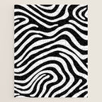 Abstract black and white stripe line pattern Jigsaw Puzzle Gallery Image 1
