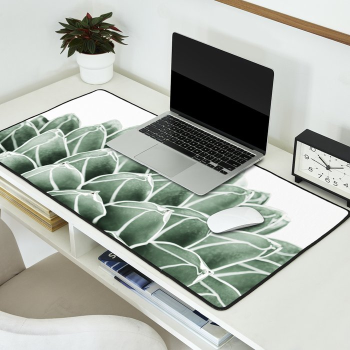 Succulent splendour Desk Mat Gallery Image 2