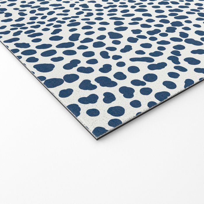 Navy Cheetah Print Welcome Mat Gallery Image 2