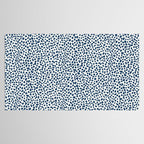 Navy Cheetah Print Tablecloth Gallery Image 2