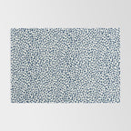 Navy Cheetah Print Rug Gallery Image 2