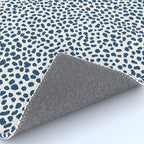 Navy Cheetah Print Rug Gallery Image 4